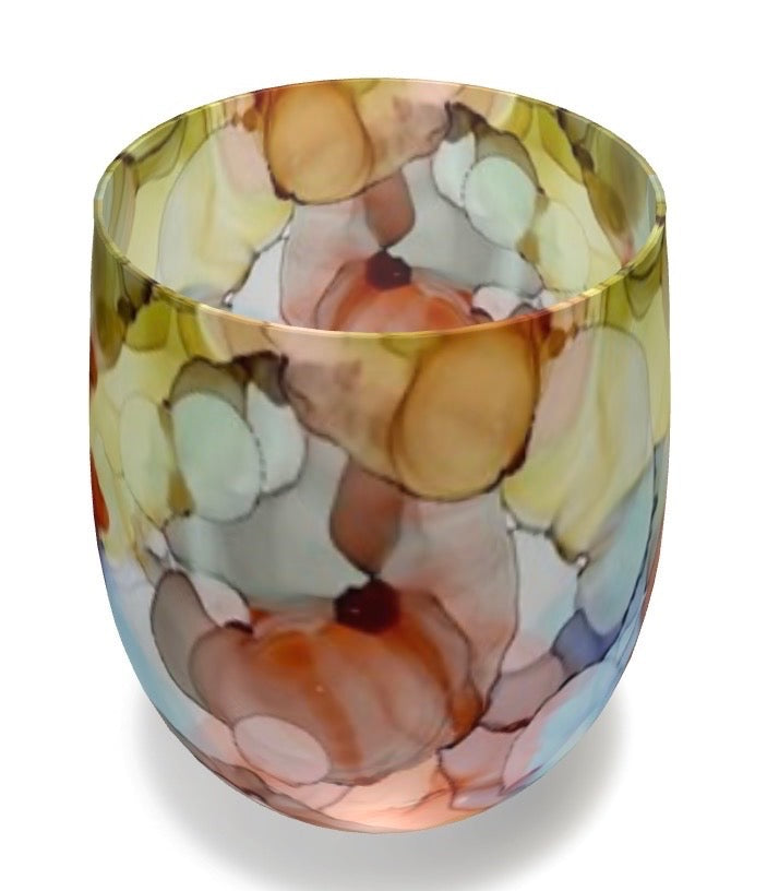 Pastel Petals Glass