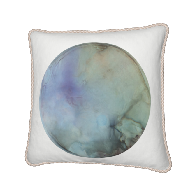 Lunar Eclipse Silk Pillow - Solar Lunar Phases