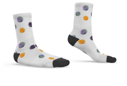 Solar Lunar Socks - Phase Composition