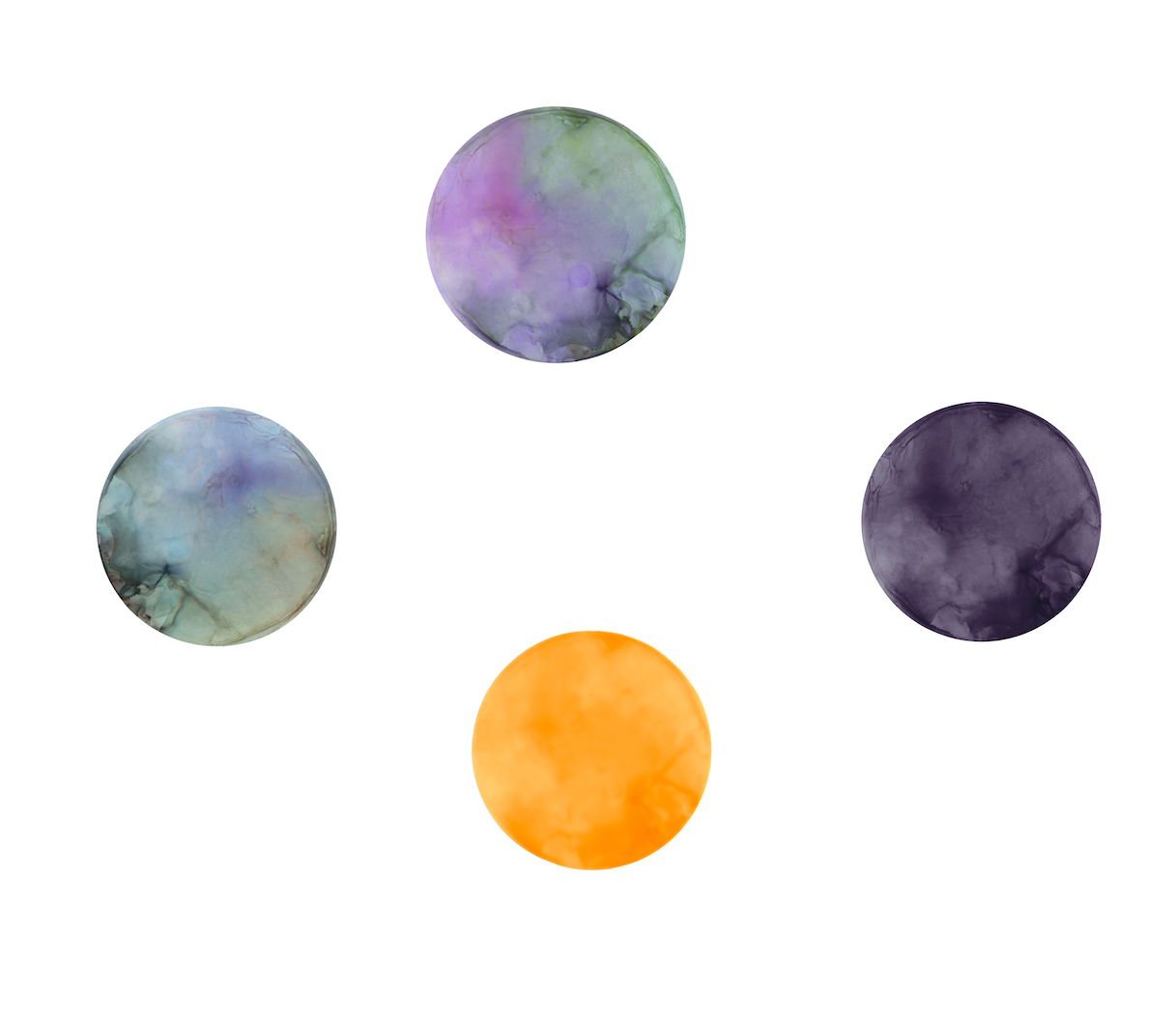 Solar Lunar Phases Pattern Licensing Collection - Yellow, Aurora, Tide, Eclipse