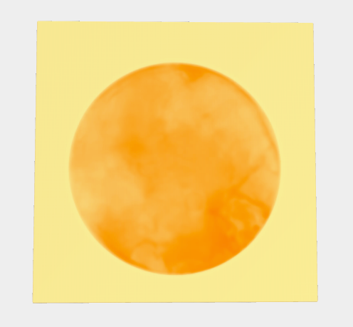Solar Flow - Radiant Yellow - Wall Art