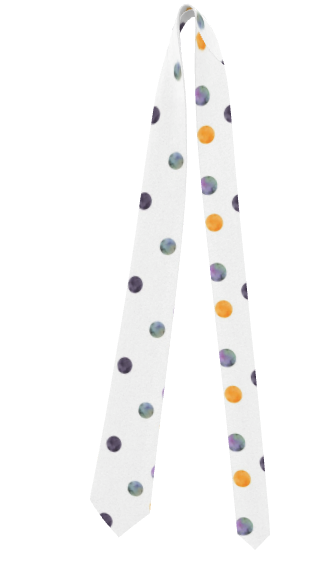 Solar Lunar Silk Tie