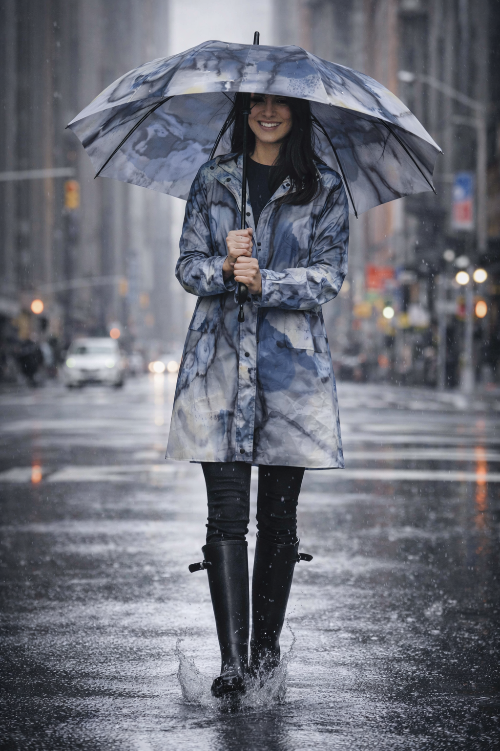Under The Moon Rain Coat