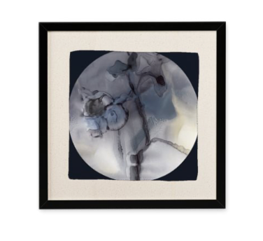 Under the Moon Framed Silk Scarf